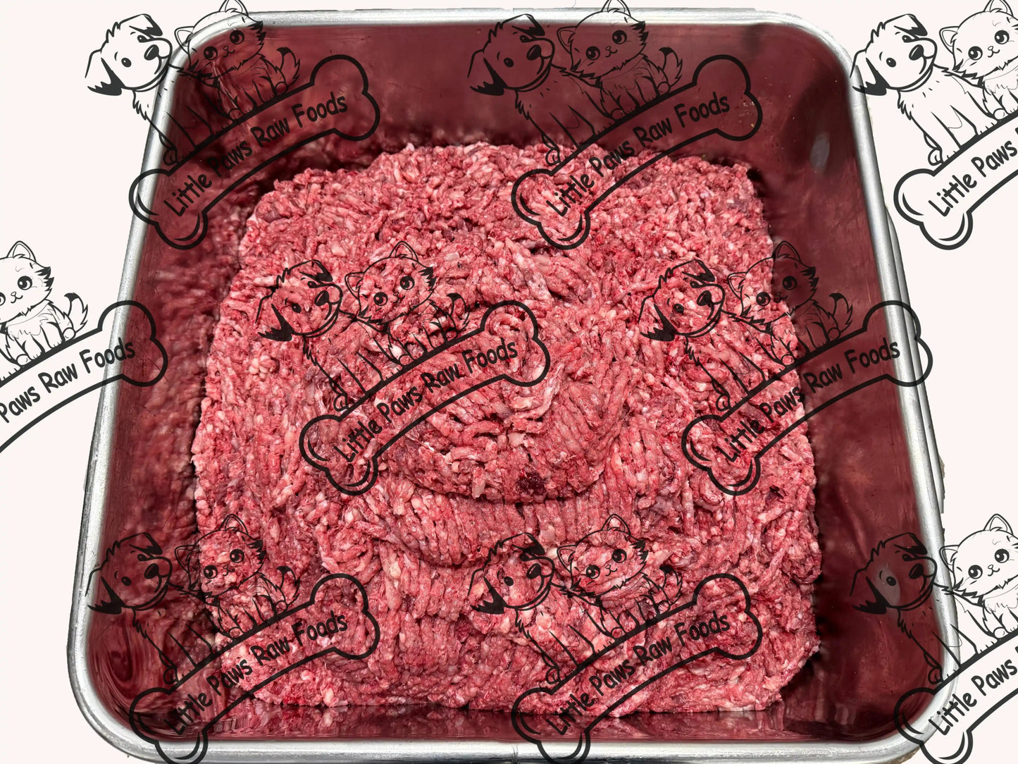 Chicken Mince with Offal Raw Dog Food in 14kg or 20kg Box - Little Paws Raw Foods