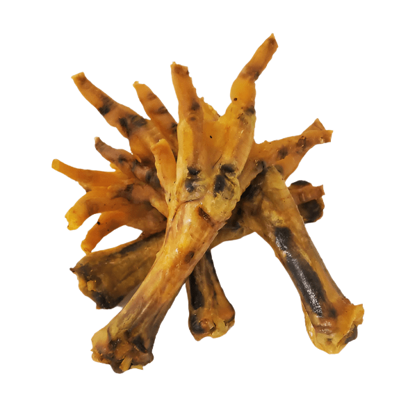 Dried Chicken Feet Treats Available in 500g and 1kg - Little Paws Raw Foods
