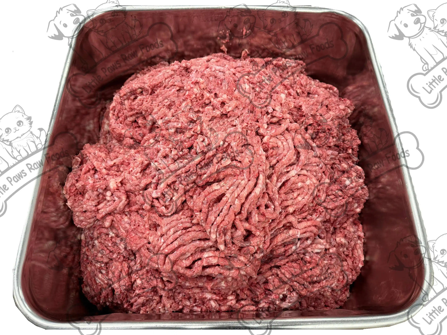Frozen Chicken Mince Cat Food 250g Chubs in 4kg or 12kg Box - Little Paws Raw Foods