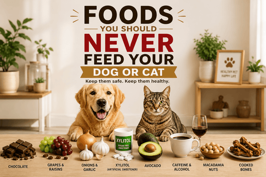Foods You Should Never Feed Your Dog or Cat - Little Paws Raw Foods