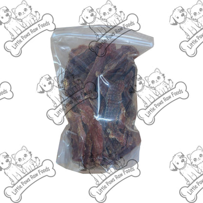 1kg bag Dried Chicken Breast Dog Treats Natural Air Dried Chews - Little Paws Raw Foods