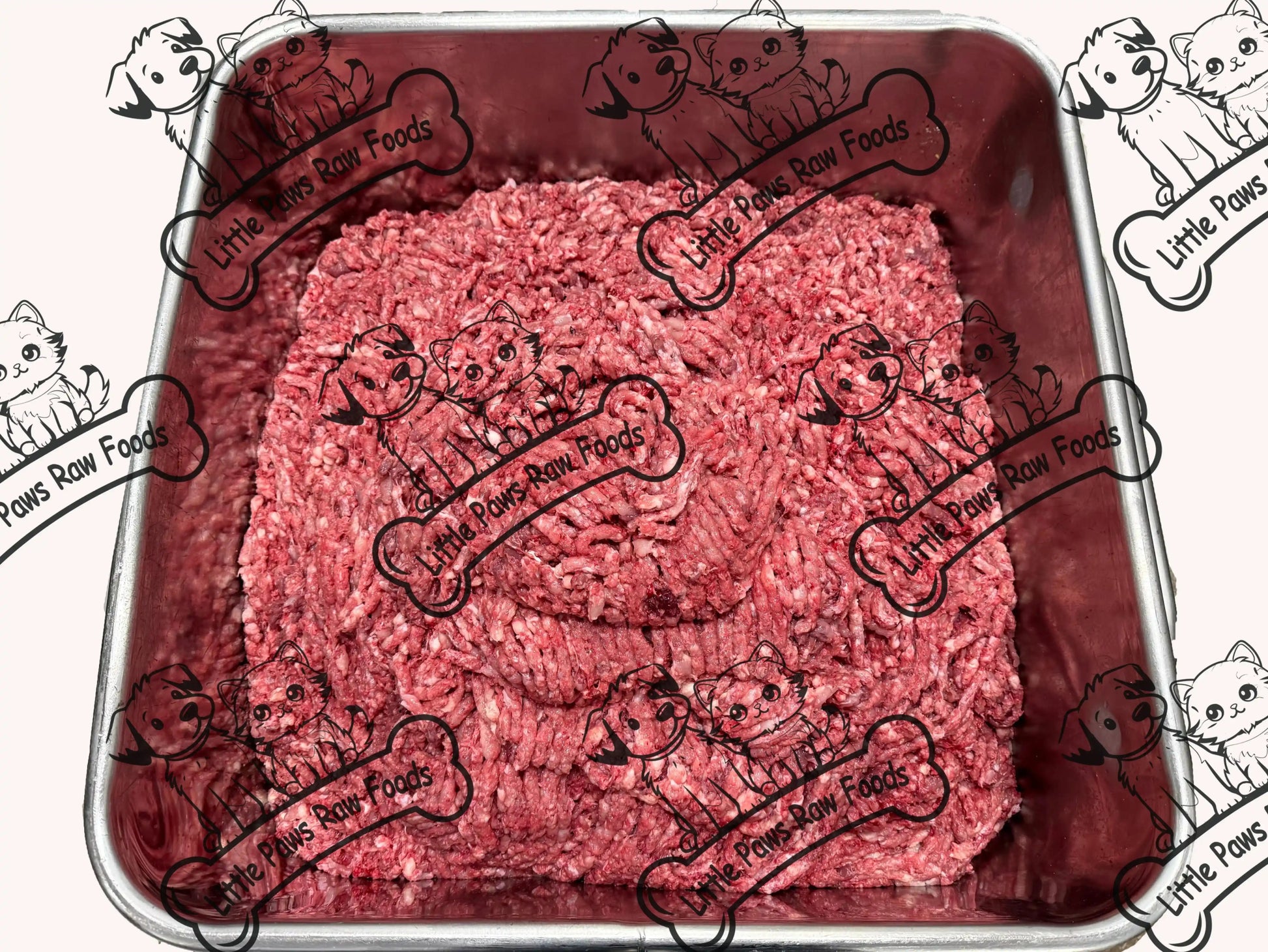 Chicken Mince with Offal Raw Dog Food in 14kg or 20kg Box - Little Paws Raw Foods
