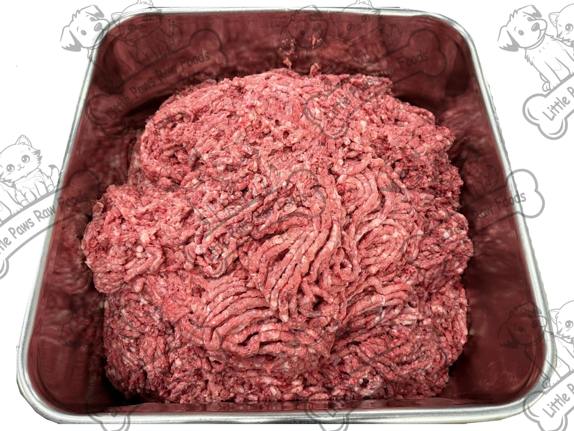 Frozen Chicken Mince Cat Food 250g Chubs in 4kg or 12kg Box - Little Paws Raw Foods