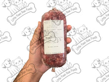 Frozen Duck and Veg Dog Food 40 x 500g Chubs 20kg Box - Little Paws Raw Foods