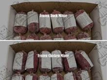 Frozen Duck and Chicken Mince Mix Cat Food 250g Chubs 12kg Box - Little Paws Raw Foods
