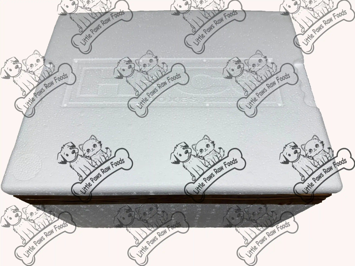 Frozen Minced Beef Hearts for Dogs 20 x 500g Chubs 10kg Box - Little Paws Raw Foods