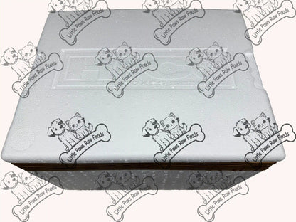 Frozen Minced Beef Hearts for Dogs 20 x 500g Chubs 10kg Box - Little Paws Raw Foods